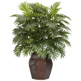 Areca w/Vase Silk Plant