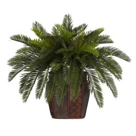 Double Cycas w/Vase