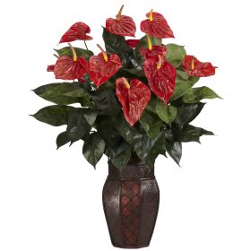 Anthurium w/Vase
