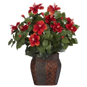 Hibiscus w/Vase
