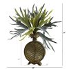 Staghorn Artificial Plant in Designer Weave Planter