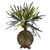 Staghorn Artificial Plant in Designer Weave Planter