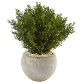 Cedar in Sand Colo Red Bowl (Indoor/Outdoor)
