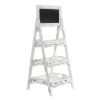 White Washed Farmhouse Stand with Chalkboard