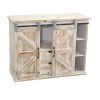 Double Barn Door Console