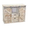 Double Barn Door Console
