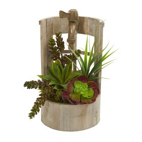 Succulent Garden Artificial Plant in Decorative Planter