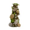 Succulent Rock Column