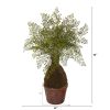 Maiden Hair Fern Artificial Plant in Decorative Planter