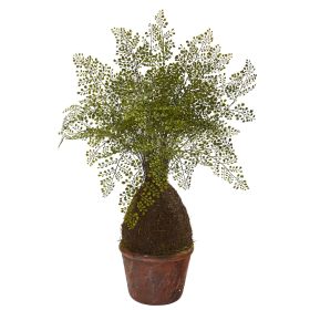 Maiden Hair Fern Artificial Plant in Decorative Planter