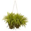 Double Forest Fern Artificial Hanging Plant