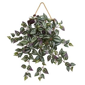 Wandering Jew Artificial Plant in Hanging Frame