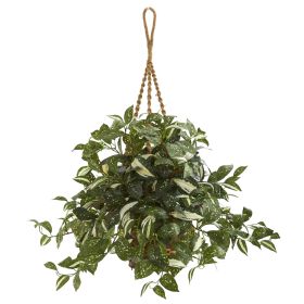 Florida Beauty Artificial Plant in Hanging Basket