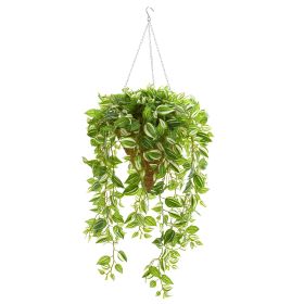 WanderingJew ArtificialPlant in Hanging Basket(RealTouch)