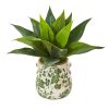 Agave Succulent Artificial Plant in Decorative Vase