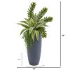 Sanseveria and Succulent Artificial Plant in Planter