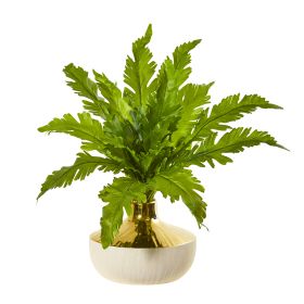 Fern Artificial Plant in Designer Vase