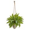 Fern Artificial Plant in Hanging Vase
