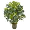 Areca Palm Artificial Plant in Green Planter
