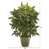 Bracken Fern Artificial Plant in Green Planter
