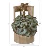 Rex Begonia Artificial Plant in Faucet Planter