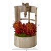 Succulent Artificial Plant in Faucet Planter