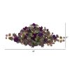 Gloxinia Artificial Ledge Plant