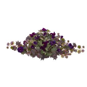 Gloxinia Artificial Ledge Plant