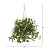 Florida Beauty Artificial Plant in Tin Hanging Bucket