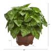 Taro Artificial Plant in Decorative Planter