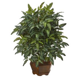 Bracken Fern Artificial Plant in Decorative Planter