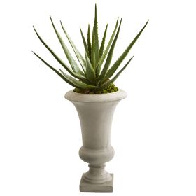 Aloe Artificial Plant in Urn