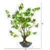 Maple Bonsai Artificial Tree in Planter