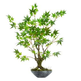 Maple Bonsai Artificial Tree in Planter