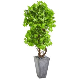 Maple Artificial Tree in Cement Planter