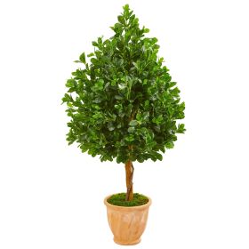 Ever Green Artificial Tree in Terra Cotta Planter