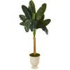 Banana Artificial Tree in Decorative Urn