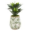 Double Agave Artificial Plant in Decorative Planter