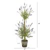 Lavander Topiary Artificial Tree