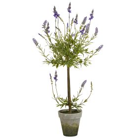 Lavander Topiary Artificial Tree