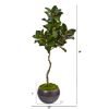 Magnolia Artificial Tree in Metal Bowl