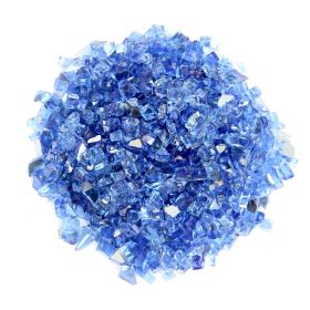 AZ Patio Heaters Reflective Fire Pit Fire Glass - Cobalt Blue