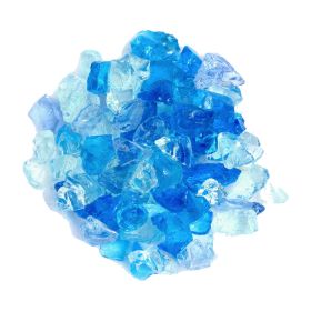AZ Patio Heaters 20lbs Recycled Fire Pit Fire Glass - Bahama Blend
