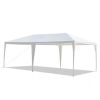 3*6m Non-Cloth PE Cloth Plastic Sprayed Iron Pipe Outdoor Party Tent White - as picture