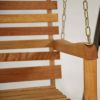 4 foot Honey Brown Mahogany Hardwood Swing Seats 1-2 People 901678 - Honey Brown Stain