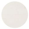 Table Top White Ø15.7"x1" Solid Wood Pine - White