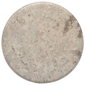 Table Top Gray Ø19.7"x1" Marble - Grey