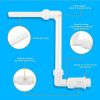 Waterfall Swimming Pool Fountain Fish Pond Waterfall Fountain Adjustable Pool Decoration Cooling Spray For Yard - double head - China