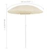Outdoor Parasol with Steel Pole Sand 70.9" - Sand