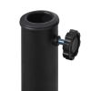 Resin Half Round Parasol Base - Black